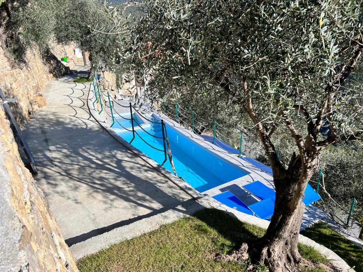 Villa Di Campagna Con Vista Mare 5 Camere Da Letto Pampara Bagian luar foto