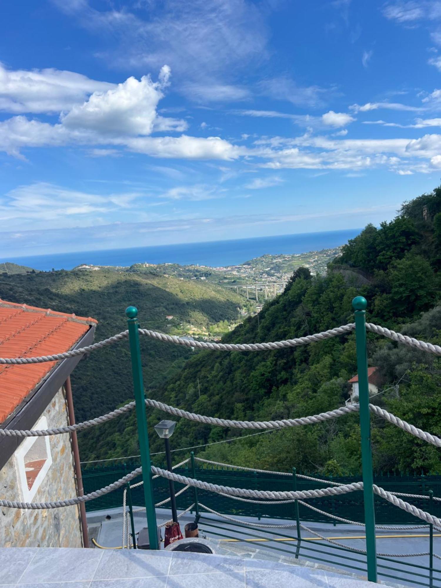 Villa Di Campagna Con Vista Mare 5 Camere Da Letto Pampara Bagian luar foto