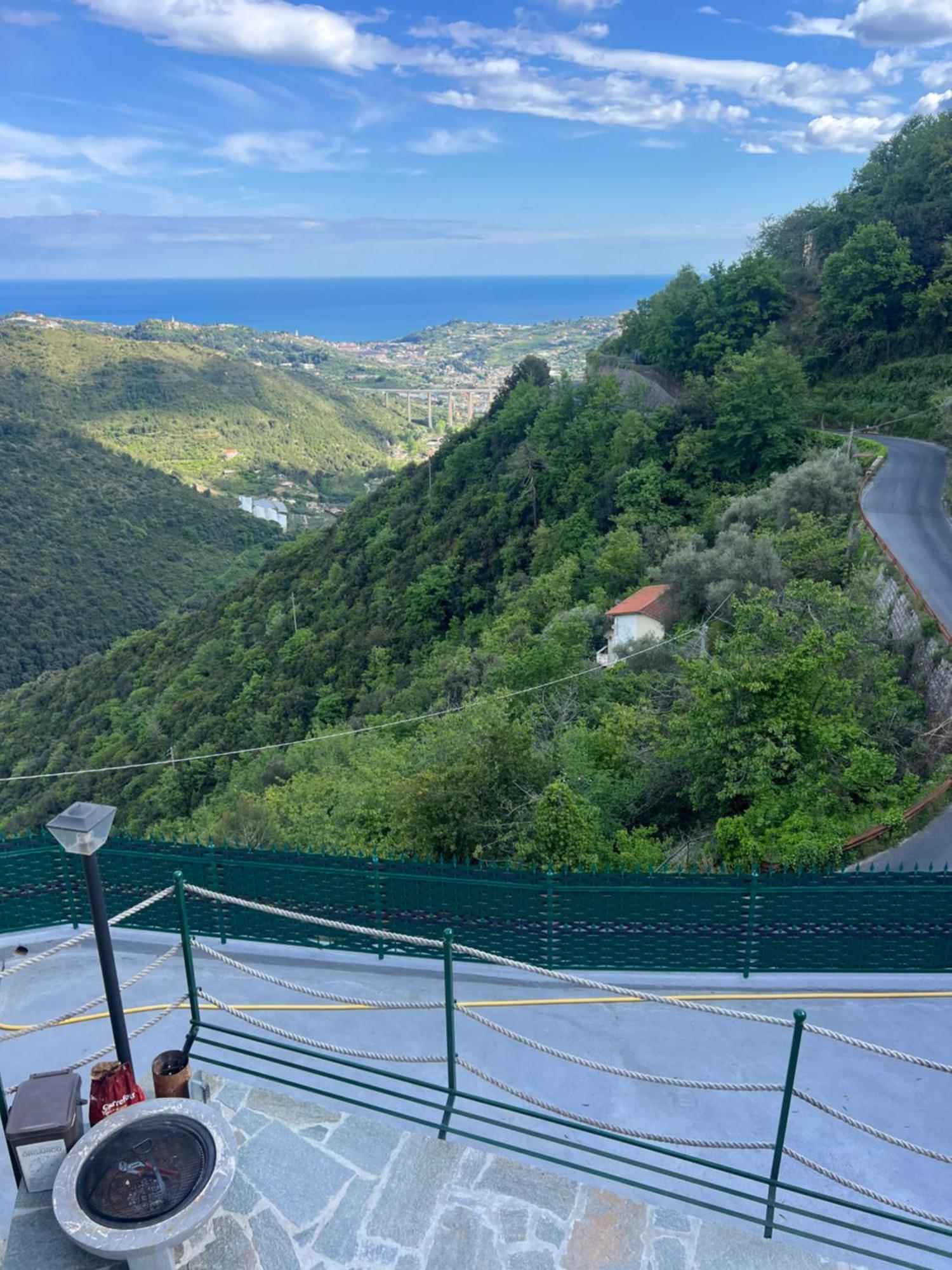 Villa Di Campagna Con Vista Mare 5 Camere Da Letto Pampara Bagian luar foto