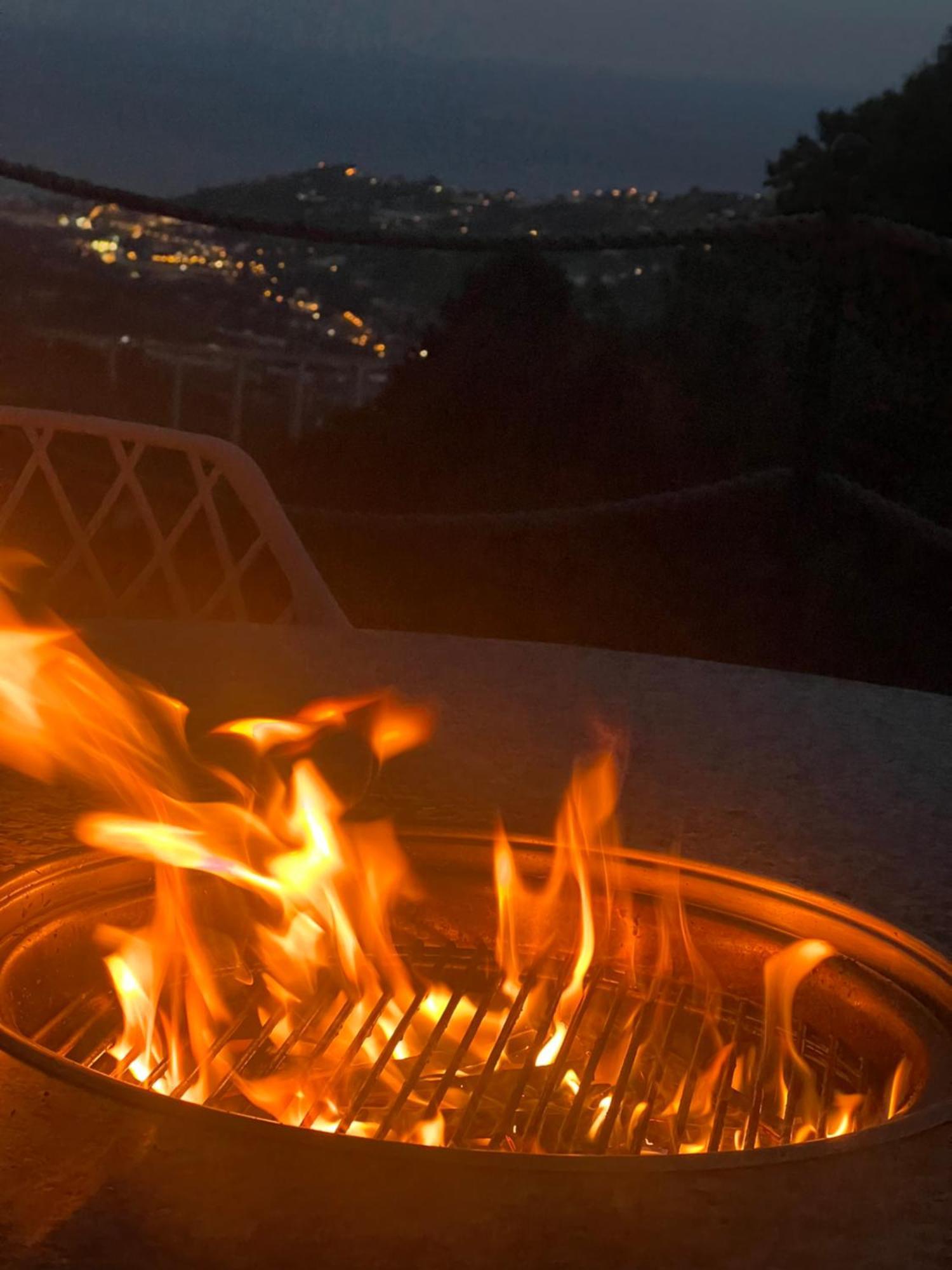 Villa Di Campagna Con Vista Mare 5 Camere Da Letto Pampara Bagian luar foto