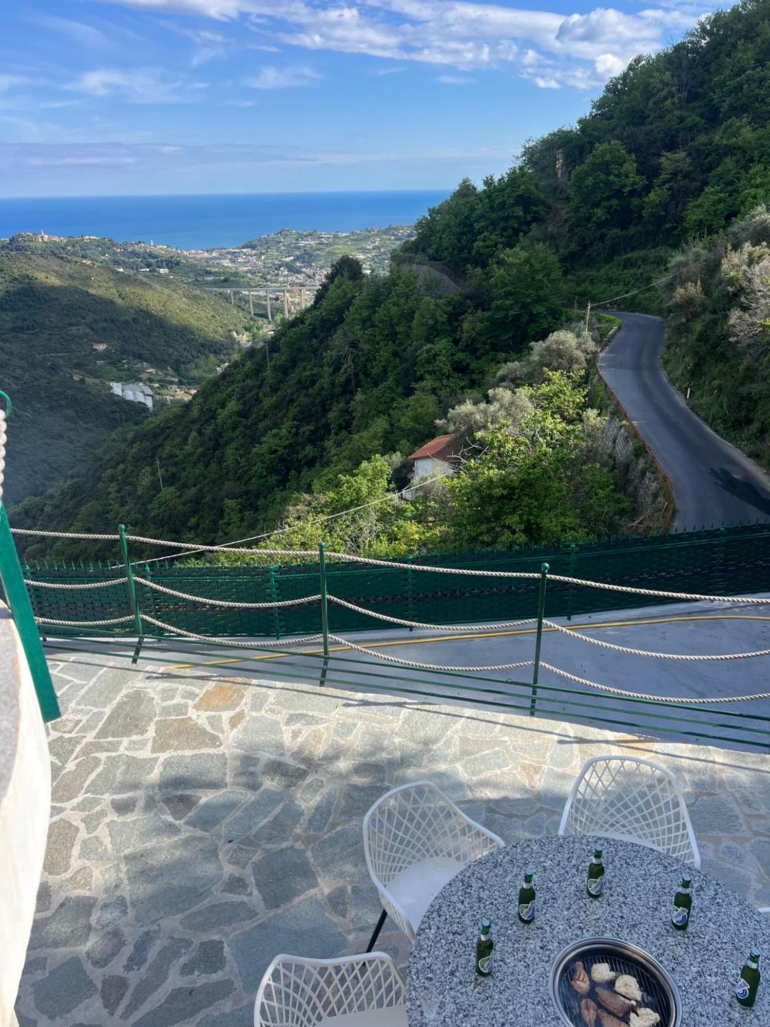 Villa Di Campagna Con Vista Mare 5 Camere Da Letto Pampara Bagian luar foto